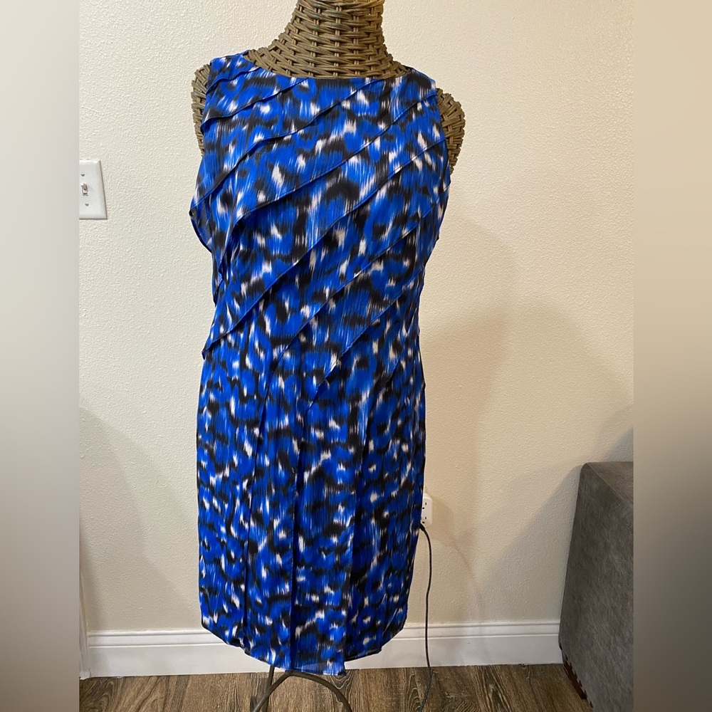 Ann Taylor Petite Ruffled Dress
